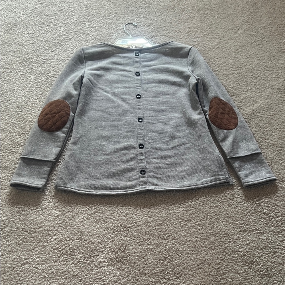 Classic Gray Long Sleeve Top